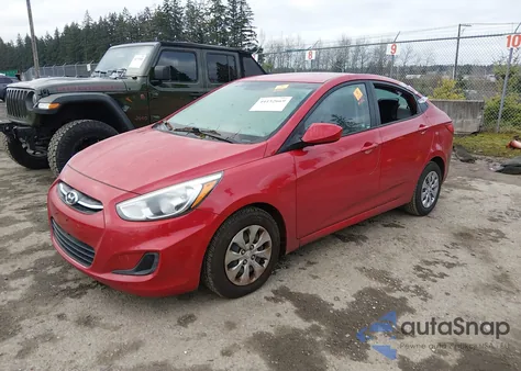 2017 Hyundai Accent Se z USA, uszkodzony, nr VIN KMHCT4AE2HU338327